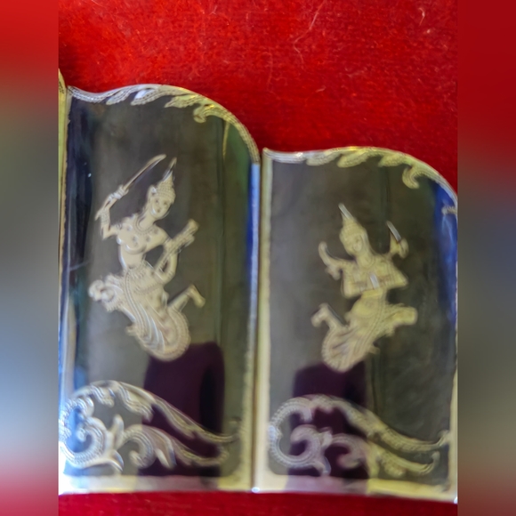 NIELLO SIAM STERLING 72G BRACELET - Picture 7 of 10